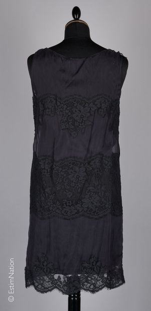 D&G DOLCE & GABBANA
Black silk dress with...