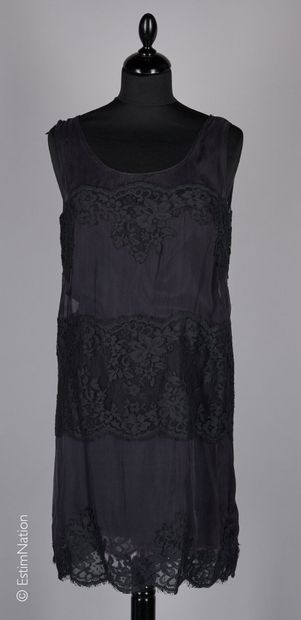 D&G DOLCE & GABBANA
Black silk dress with...