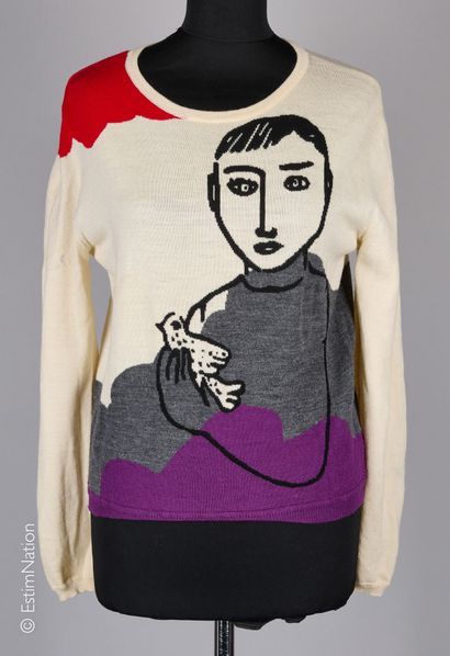 JC DE CASTELBAJAC
DEUX ROBES en laine et...