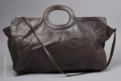 DANIELAPI
Chocolate leather CABAS decorated...