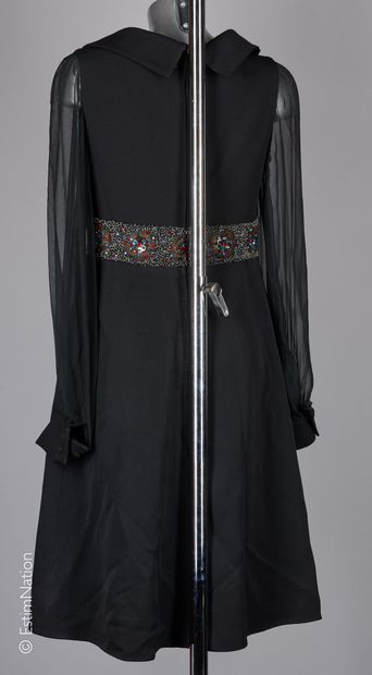 CATHERINE DE POORTER COUTURE CIRCA 1960
ROBE...