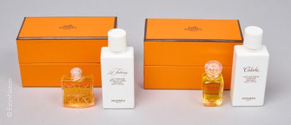 HERMES
DEUX COFFRETS miniature de parfums...