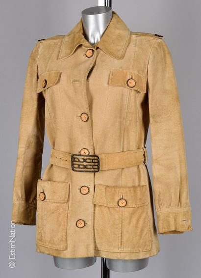 CHRISTIAN DIOR BOUTIQUE CUIRS CIRCA 1968/75
VESTE...