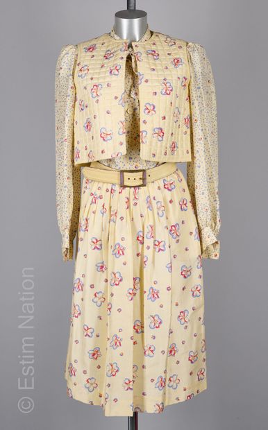 HARRY ALGO CIRCA 1960
ENSEMBLE en soie sauvage...