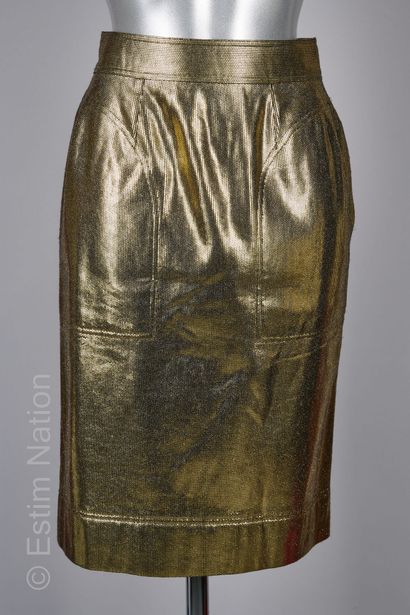 MOSCHINO VINTAGE
JUPE en polyester enduit...
