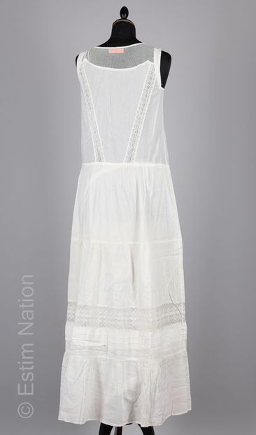 BASH
ROBE romantique en coton, galon de crochet...