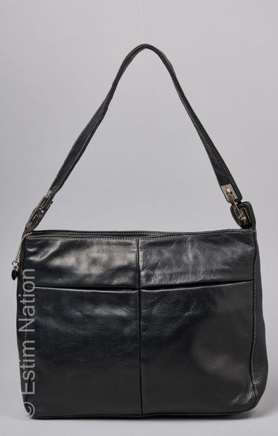 LA BAGAGERIE
DEUX SACS noirs en cuir : le...