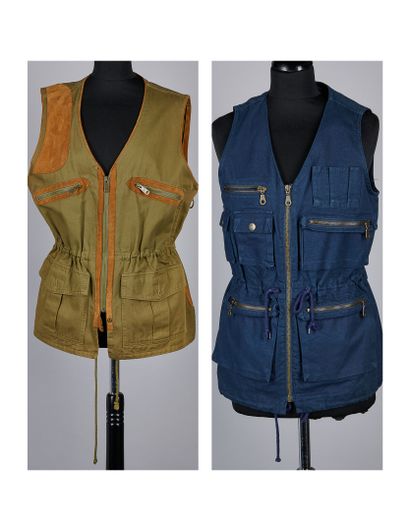 RALPH LAUREN, DKNY
DEUX VESTES de chasse...