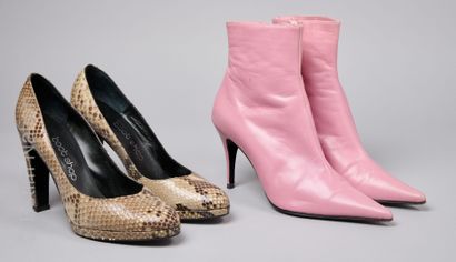 BOOT SHOP
PAIRE D'ESCARPINS en python naturel...