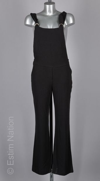BEL AIR
SALOPETTE en crêpe noire (T 1), PANTALON...