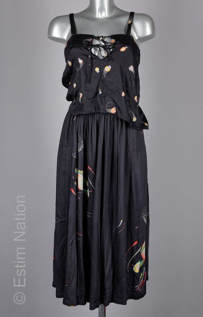 CHACOK VINTAGE
ENSEMBLE en soie et coton...