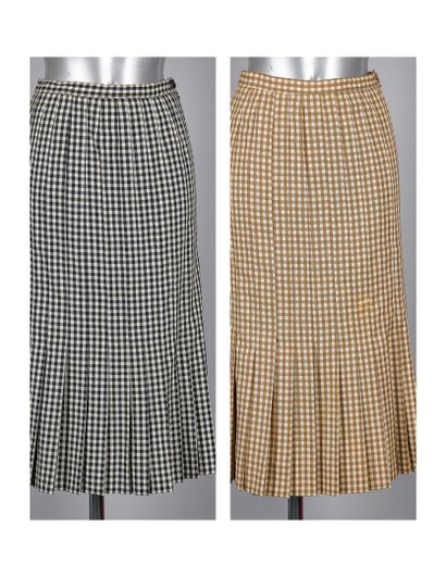 VALENTINO BOUTIQUE CIRCA 1975/80
DEUX JUPES...