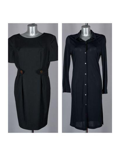 GUY LAROCHE, KENZO
ROBE en crêpe de laine...
