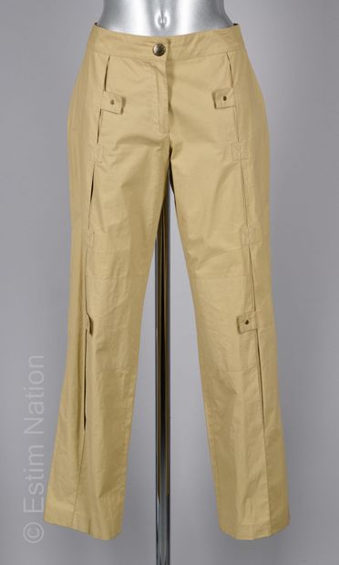 CELINE VINTAGE
PANTALON droit en coton enduit...
