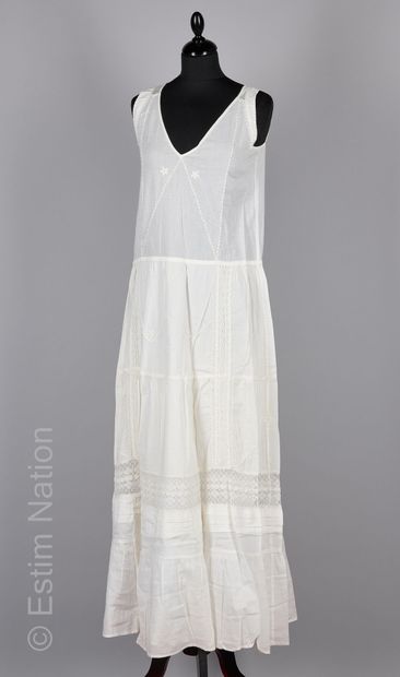 BASH
ROBE romantique en coton, galon de crochet...