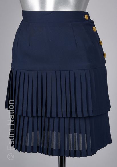 MAUD DEFOSSEZ VINTAGE
DEUX JUPES en polyester...