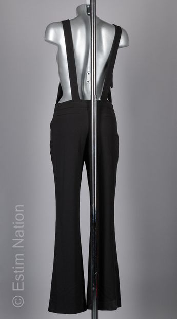 BEL AIR
SALOPETTE en crêpe noire (T 1), PANTALON...