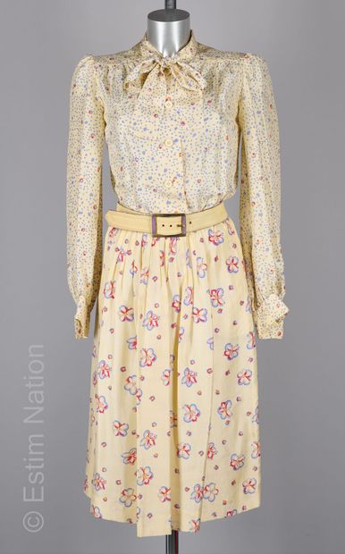 HARRY ALGO CIRCA 1960
ENSEMBLE en soie sauvage...