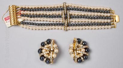 VENTURINA BIJOUX
PARURE en métal doré, perles...