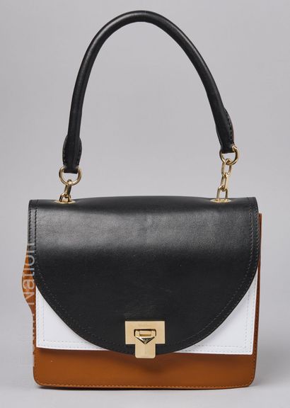 MAX MARA
SAC à double rabat en cuir tricolore,...