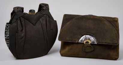 ANONYME CIRCA 1940/50
DEUX SACS en renne...