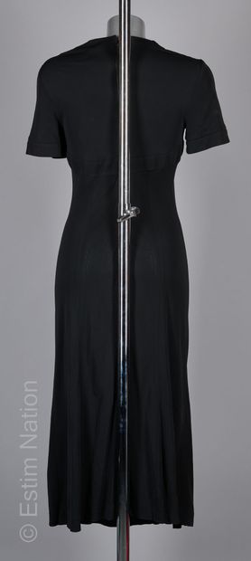 JUST ROCHAS
ROBE longue en viscose noire,...