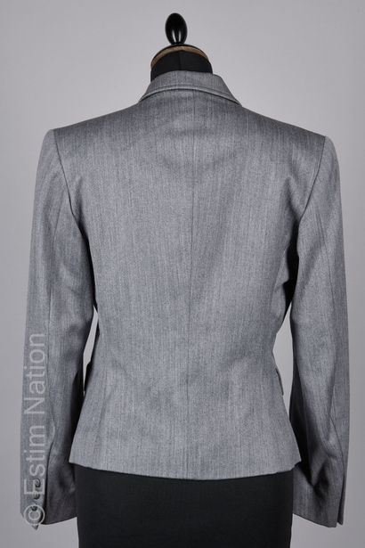KENZO CIRCA 1990
BLAZER en laine chinée grise,...
