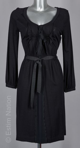 NATAN COLLECTION
ROBE en laine stretch noir...