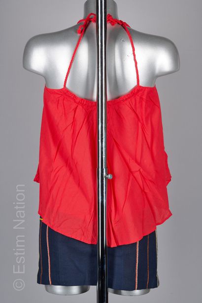 CLAUDIE PIERLOT
MINI JUPE tissée marine et...