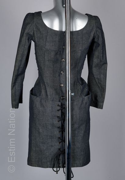 THIERRY MUGLER EDITION VINTAGE
ROBE en denim...