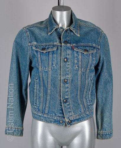 LEVI'S VINTAGE
BLOUSON en denim used bleu...