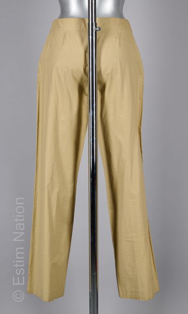 CELINE VINTAGE
PANTALON droit en coton enduit...