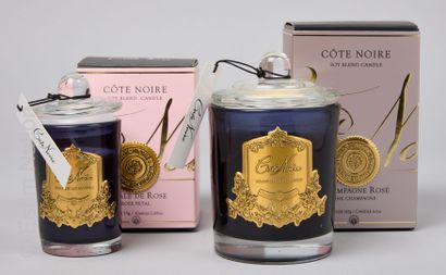 COTE NOIRE
DEUX BOUGIES : Champagne rosé...