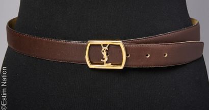 YVES SAINT LAURENT FIN 1980
TWO BELTS: the...