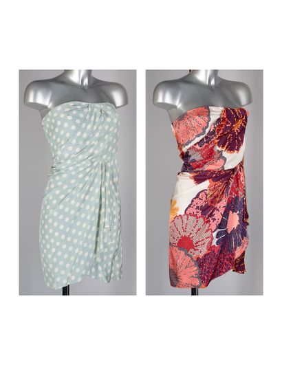 PAUL & JOE SISTER
TWO strapless DRESSES:...