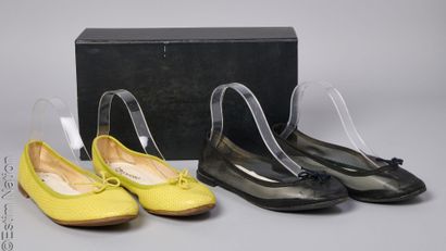 REPETTO
TWO PAIRS OF BALLERINES: the first...