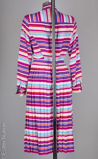 JACQUES FATH CIRCA 1970
OUTFIT in printed...