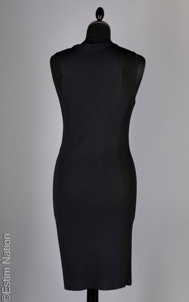 BARBARA BUI
DRESS in black viscose knit,...