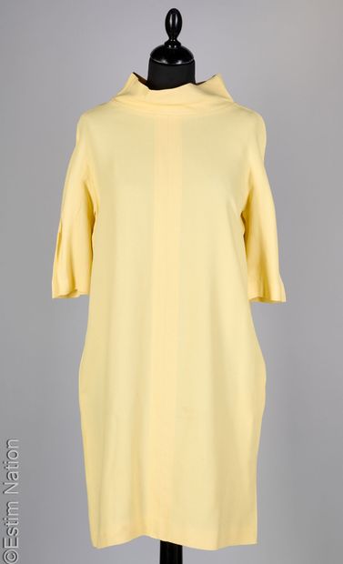 TARA JARMON
Yellow acetate dress, high neckline,...
