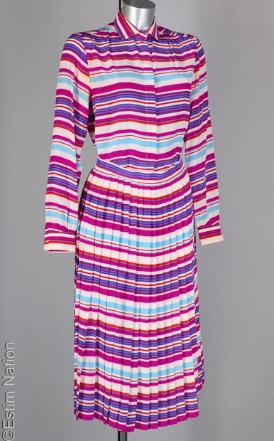 JACQUES FATH CIRCA 1970
OUTFIT in printed...