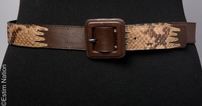 SAINT LAURENT RIVE GAUCHE FIN 1980
TWO leather...
