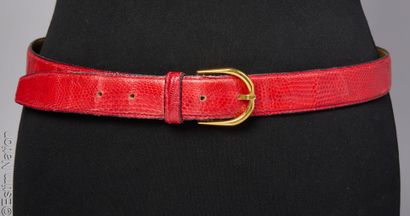YVES SAINT LAURENT FIN 1980
TWO BELTS: the...