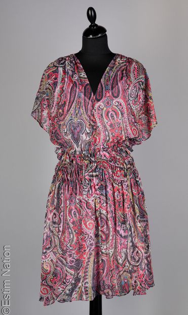 THE KOOPLES
Polyester dress with boteh motif...