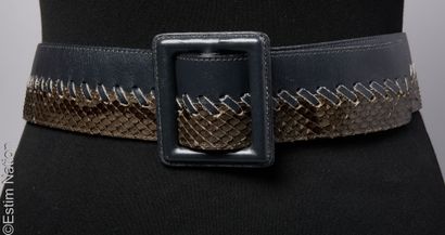 SAINT LAURENT RIVE GAUCHE FIN 1980
TWO leather...