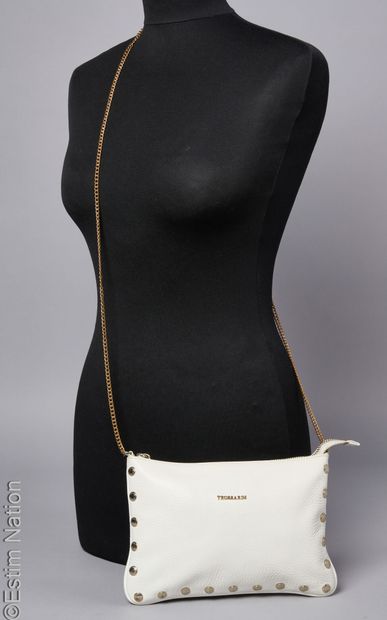 TRUSSARDI
POCKET in studded white grained...