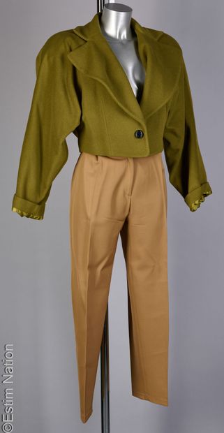 KENZO, ANONYMOUS
Camel wool-blend PANTALON...