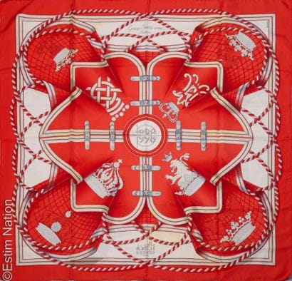 HERMES PARIS (1998)
CARRE in printed silk...