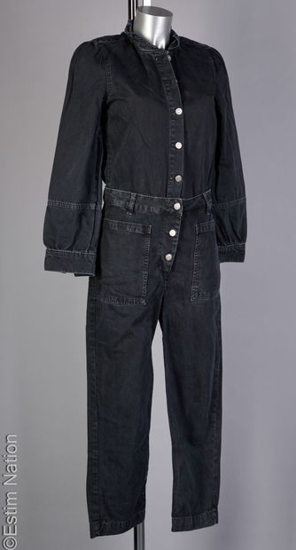 BA&SH
COMBINAISON PANTALON en denim used...