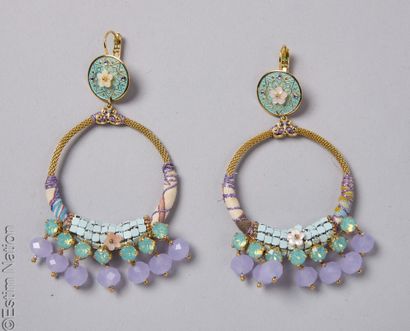 SATELLITE
PAIRE DE PENDANTS D'OREILLES pour...