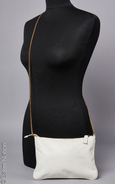 TRUSSARDI
POCKET in studded white grained...